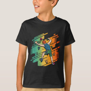 Camiseta Escalada Retro em Rocha Escalada Boulder Escalada