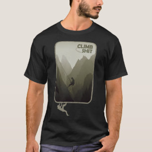 Camiseta Escalada - Um Escalador Alpinista Montanhista de R
