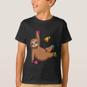 Camiseta Escalador de Bouldering Escalada Livre Preguiça Pe