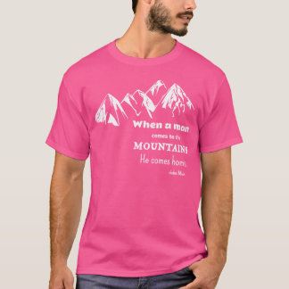 Camiseta Escalador De Montanha Para Homens