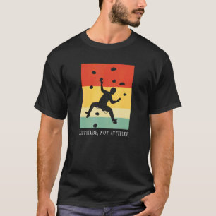 Camiseta Escalador de Parede Retro Rocha Montanha Escalada 