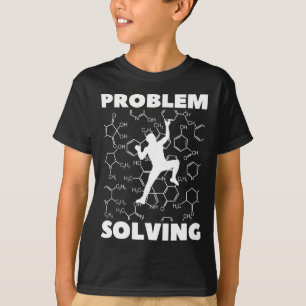 Camiseta Escalador de Resolução de Problemas, Química de Es