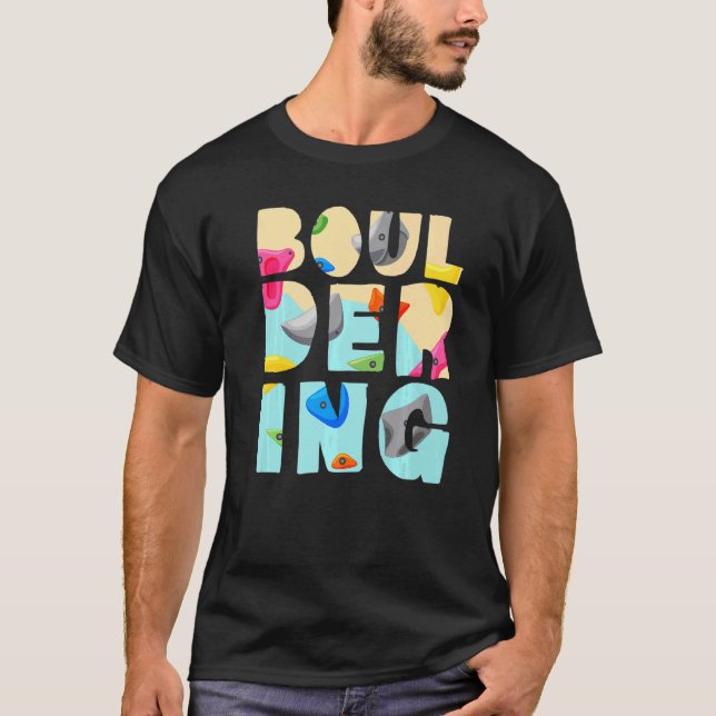 Camiseta Escalador de rocha Boulderer Montanhista Escalada  (Frente)
