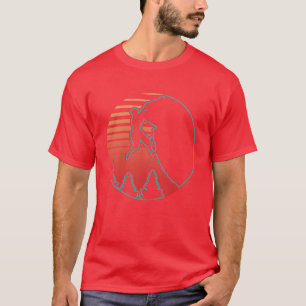 Camiseta Escalador de Rocha Parede de Montanha Escalada Bou