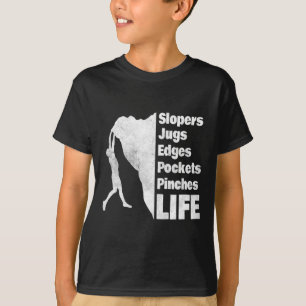 Camiseta Escalador - Pegas de Escalada - Escalada Divertida