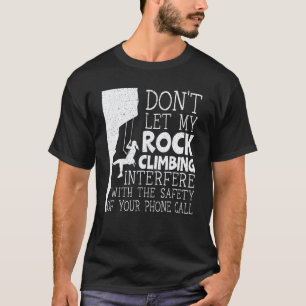 Camiseta Escaladora de Rocha Boulderer Montanhista Caminhad