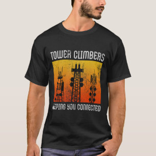 Camiseta Escaladores de Torres Mantendo Você Conectado Cli
