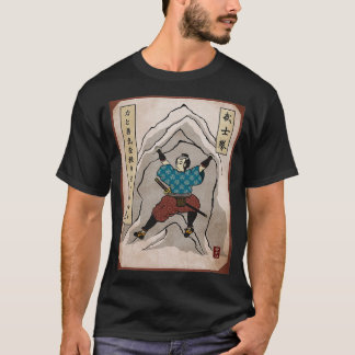 Camiseta Escalando a Montagem Samurai