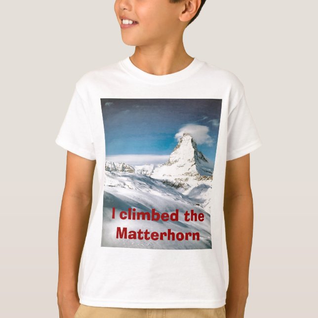 Camiseta Escalando o Matterhorn (Frente)