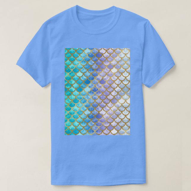 Camiseta Escalas de Sereia bonito (Frente do Design)