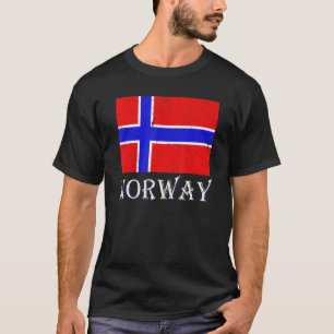 Camiseta Escandinávia País Nórdico Bandeira norueguesa