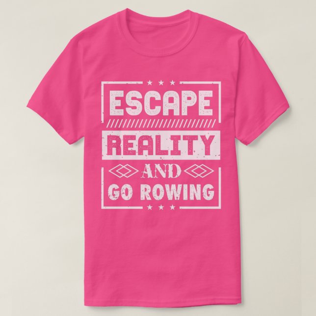 Camiseta Escapar Na Realidade E Ir Ao Reboque (Frente do Design)