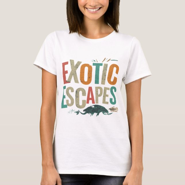 Camiseta Escapas Exóticas (Frente)