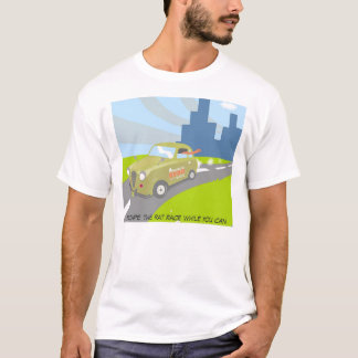 Camiseta Escape a competição desenfreada quando você puder