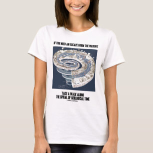 Camiseta Escape da caminhada atual ao longo do tempo