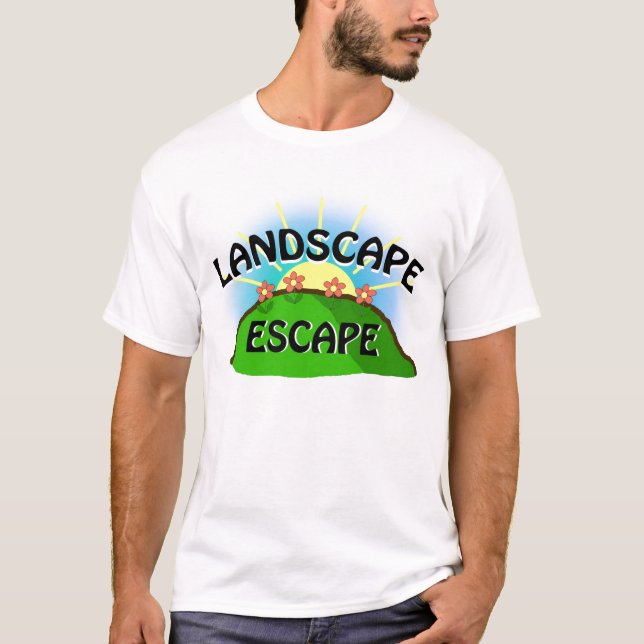 Camiseta Escape da paisagem (Frente)