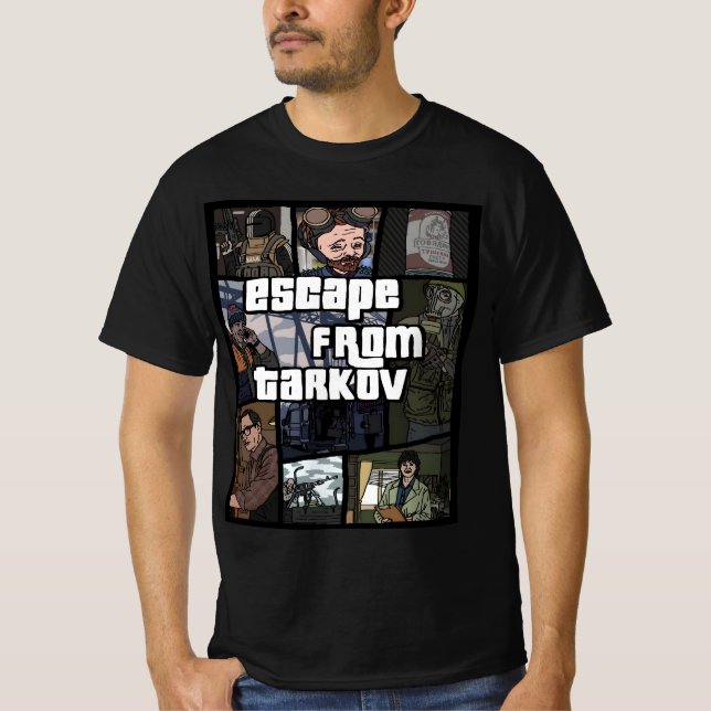 Camiseta Escape de Tarkov Reddit Fan Art (Frente)