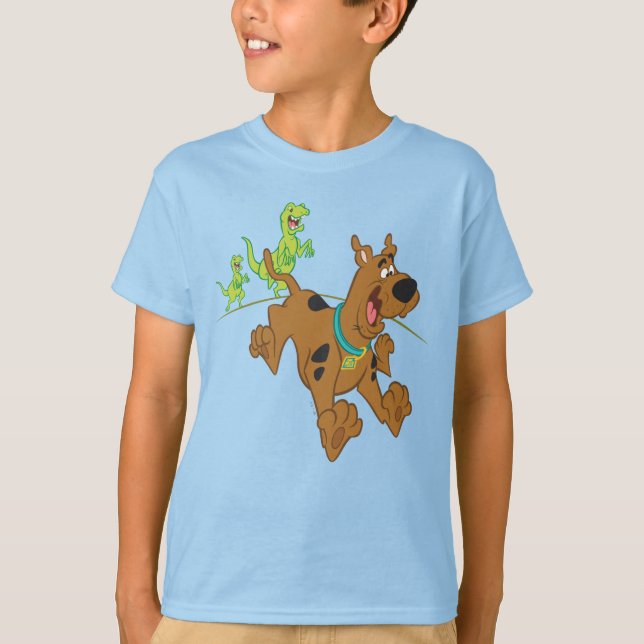 Camiseta Escape do dinossauro Scooby-Doo (Frente)