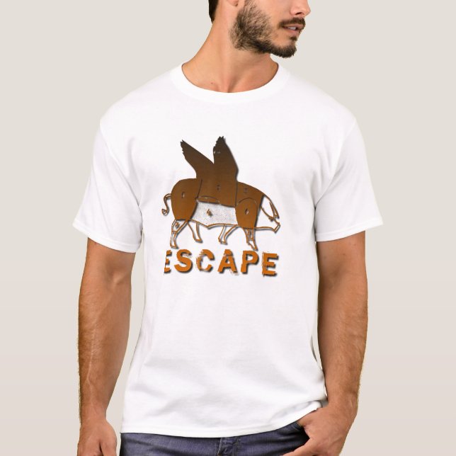 Camiseta Escape do porco (Frente)