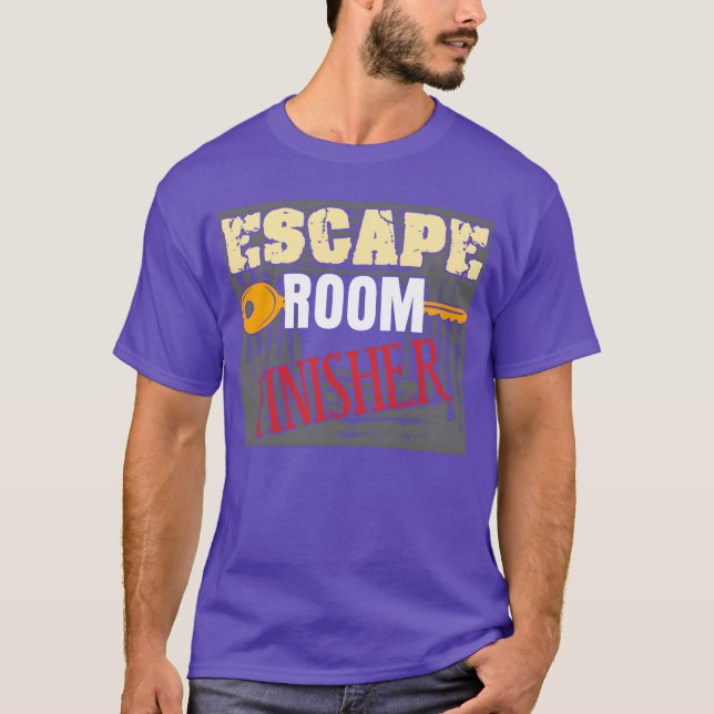 Camiseta Escape Game Finisher Escape Room funny (Frente)