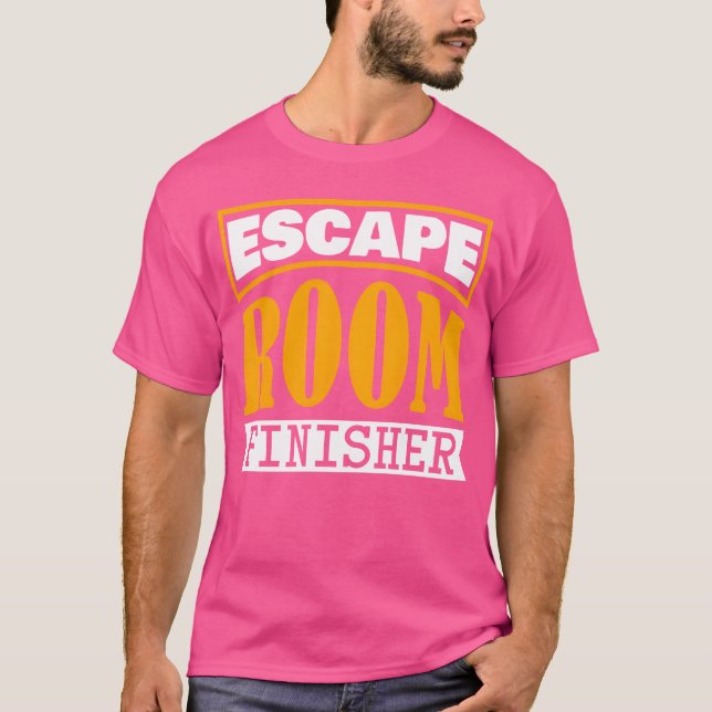 Camiseta Escape Game Joke Escape Room retro (Frente)
