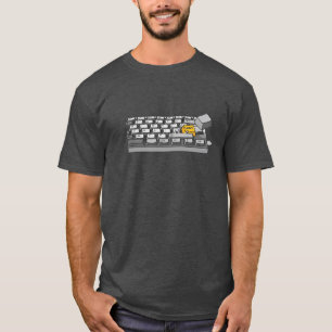 Camiseta Escape Key Cartoon T-Shirt Programador Engraçado