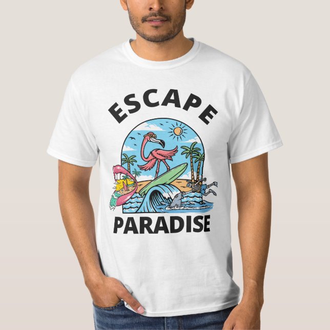 Camiseta Escape Paradise T-Shirt (Frente)