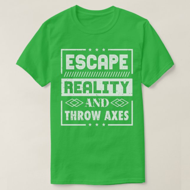 Camiseta Escape Reality And Throw Axis Classic (Frente do Design)