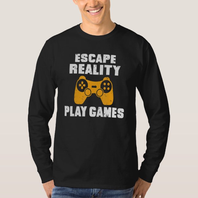 Camiseta Escape Reality Play Game (Frente)