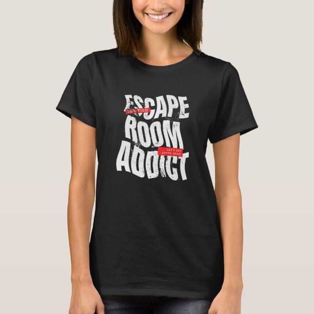 Camiseta Escape Room Addict Urban Style (Frente)