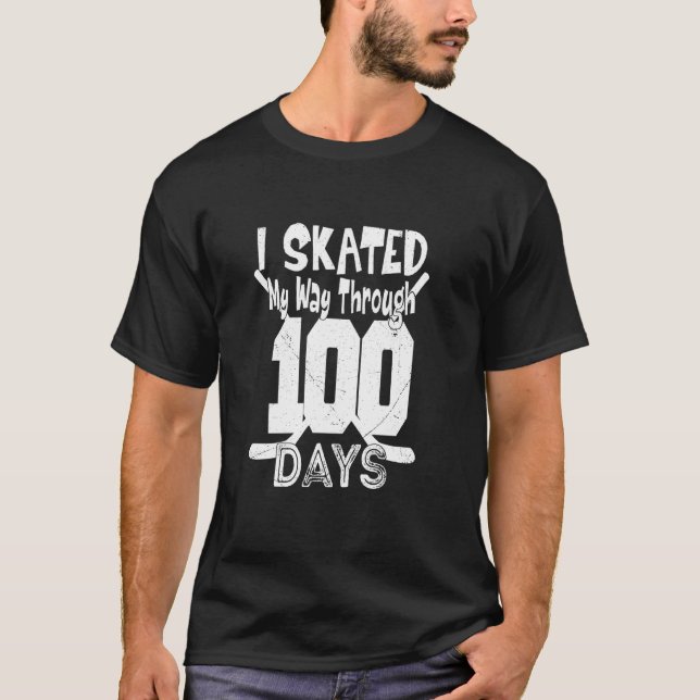 Camiseta Escapei Por 100 Dias De Hóquei 100 Dias (Frente)