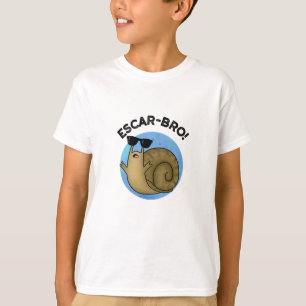 Camiseta Escar-bro Cute French Escargot Snail Pun