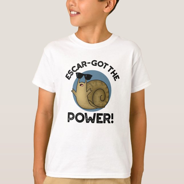 Camiseta Escar Pegou O Caracol Engraçado De Energia (Frente)