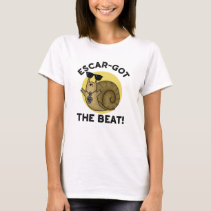Camiseta Escar Pegou O Caracol Francês Engraçado Do Beat