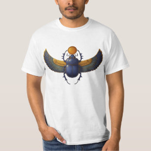Camiseta Escaravelho Alado do Antigo Egito Deus Sol Khepri