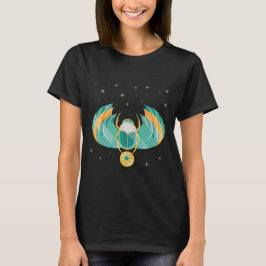 Camiseta Escaravelho Egípcio Antigo da Bênção 