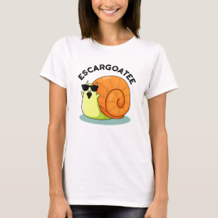 Camiseta Escargoatee Funny Snail Escargot Pun