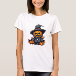 Camiseta Escassez de Abóbora do Halloween Decência Adorável