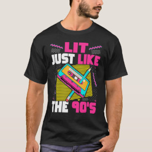Camiseta Escava como a estética da fita cassete dos anos 90