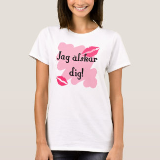 Camiseta Escavação älskar do entalhe - sueco
