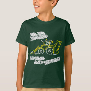 Camiseta Escavação, escavação, obscuridade de escavaç