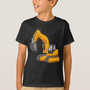 Camiseta Escavadeira amarela