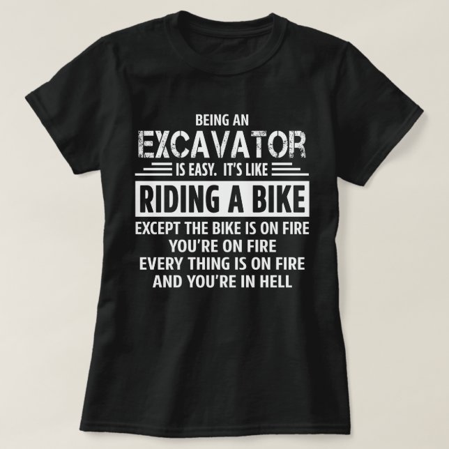 Camiseta Escavador (Frente do Design)