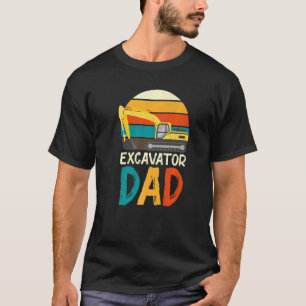 Camiseta Escavador de Driver do Trabalhador de Construção