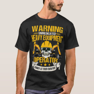 Camiseta Escavador De Equipamento Pesado Ba