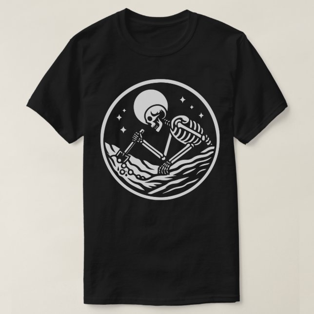 Camiseta escavador de ouro (Frente do Design)