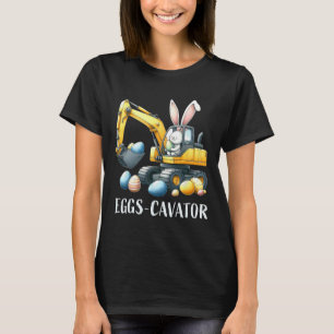 Camiseta Escavador de Ovos Caça aos Ovos de Páscoa Caminhõe