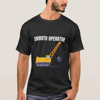 Camiseta Escavador Dragline Oferece Bola Engraçada