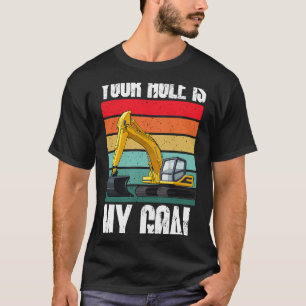 Camiseta Escavador Ex Seu Buraco É O Meu Operador De Escava