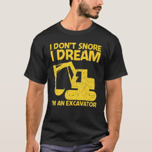 Camiseta Escavador legal Para Homens Ópera De Equipamento P